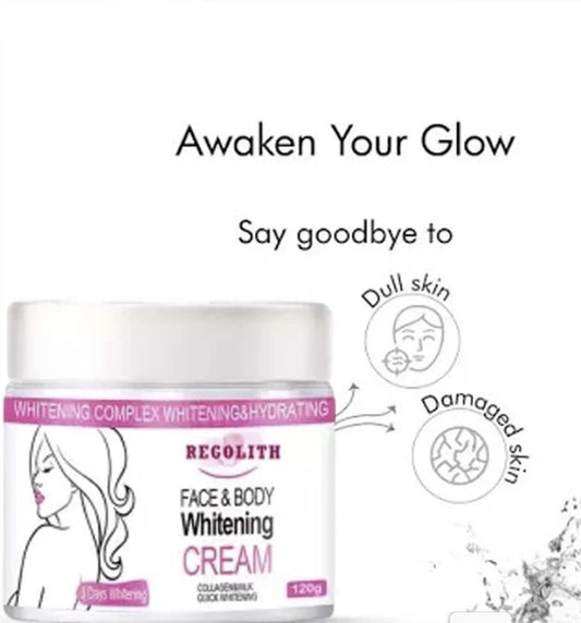 Regolith Face & Body Whitening Cream_120gm, Normal Skin