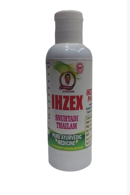 *IHZEX Hair Oil Pure Ayurvedic For Hair Re-growth 100ml