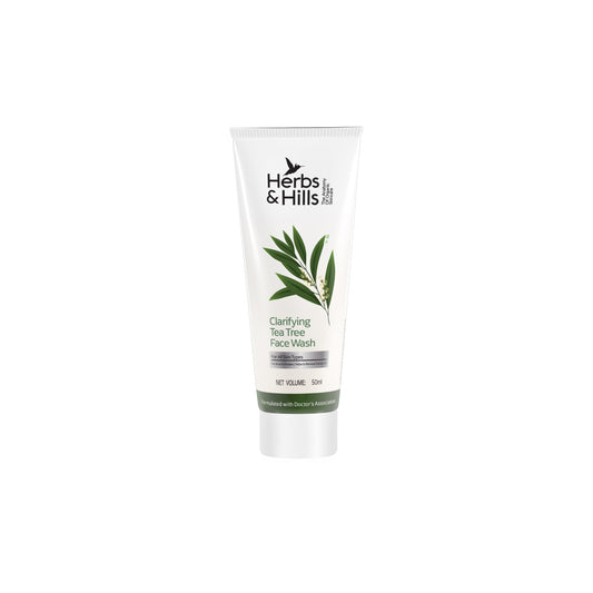 Herbs & Hills - Clarifying Tea Tree Face Wash - 50ml