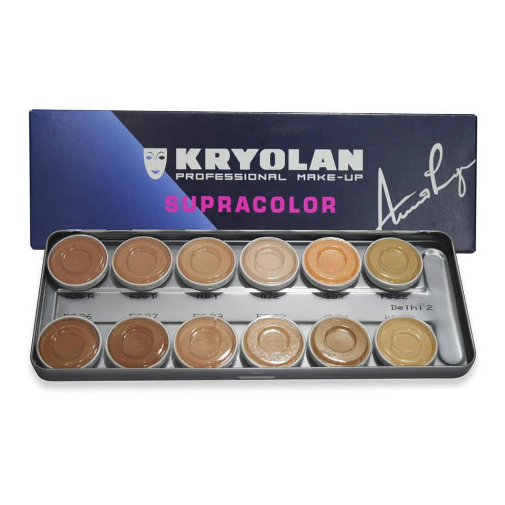 Kryolan Supracolor Make-Up Palette 12 Colors Delhi 2