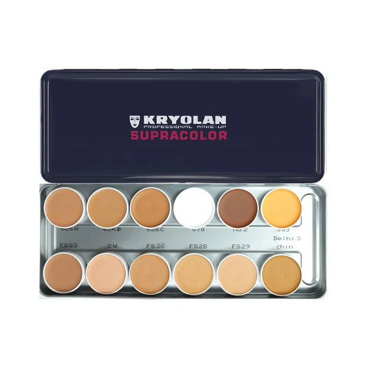 Kryolan Supracolor Make-Up Palette 12 Colors Delhi 3