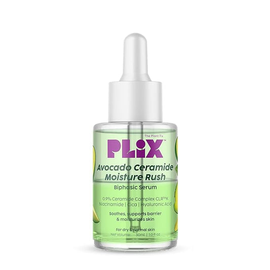 PLIX - Avocado Ceramide Moisture Rush Biphasic Serum For Deep Nourishment & Strengthened Skin Barrier 30ml