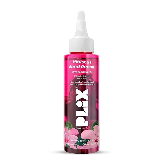 PLIX - THE PLANT FIX Hibiscus Bond Repair Advanced Hair Oil for Damaged Hair - 100ml