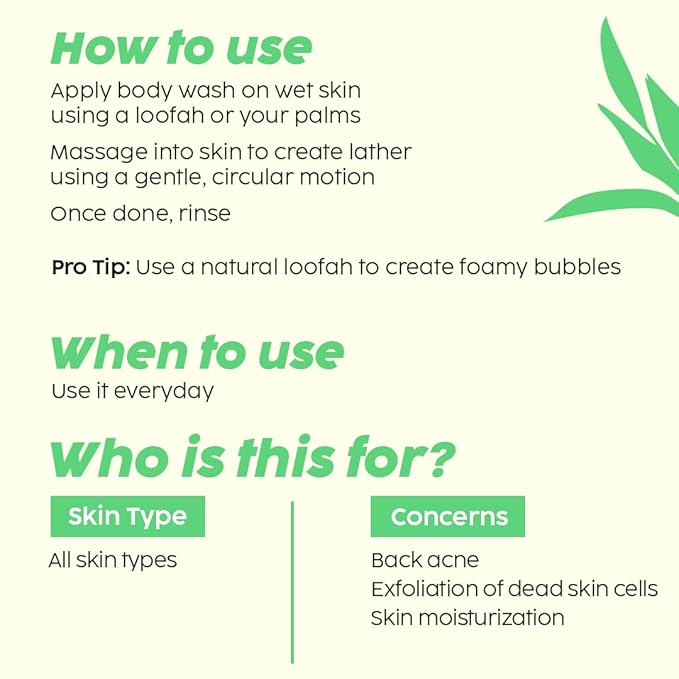 PLIX - THE PLANT FIX Jamun 2% Salicylic Acid Body Wash For Body Acne -236ml