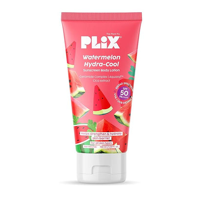PLIX - THE PLANT FIX Watermelon Hydra-Cool Sunscreen Body Lotion With SPF 50 150ml