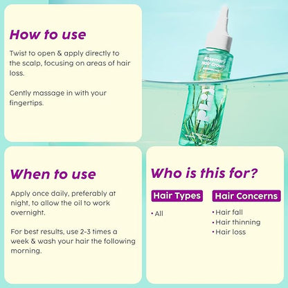 PLIX - THE - PLANT FIX Rosemary Hair Growth Advanced Hair Oil 100ml