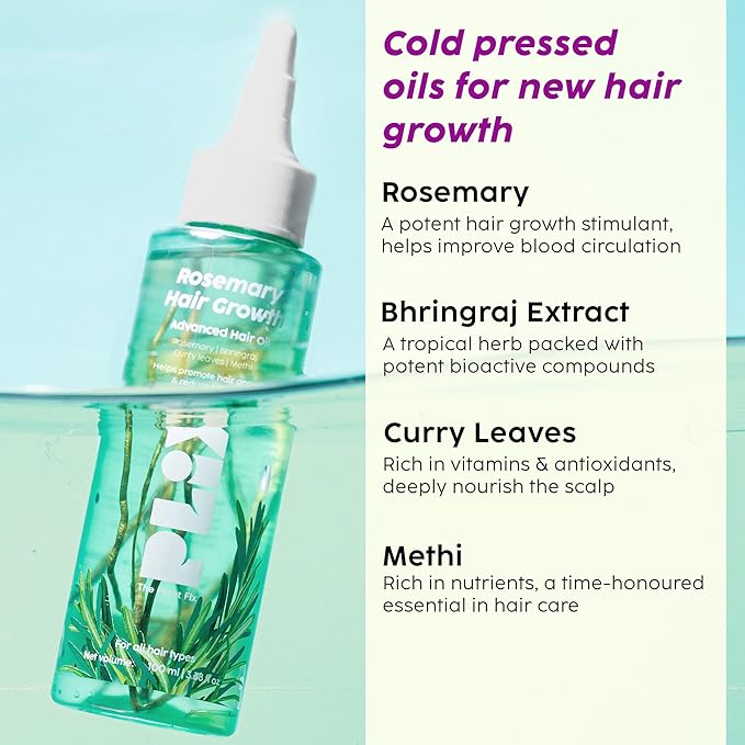 PLIX - THE - PLANT FIX Rosemary Hair Growth Advanced Hair Oil 100ml
