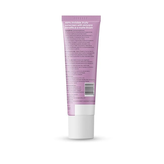 Plix 0.1% Salicylic Acid Jamun Mattifying Lightweight Sunscreen Spf50+ Pa+++, Uva, Uvb Shield- 50g