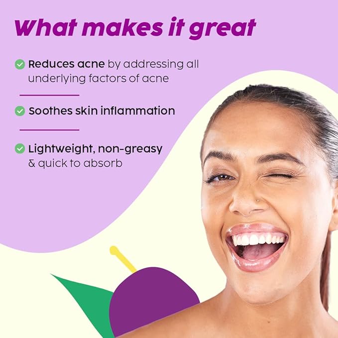 Plix 2% Niacinamide Jamun Moisturizer  Helps Reduce Pimples with 2% Acne Buster (50 gm)