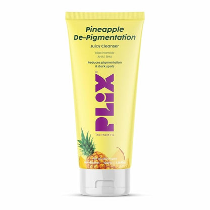 Plix 5% Pineapple Foaming Facewash For Depigmentation Cleanser For Skin Brightening & Even Toned Complexion 100ml