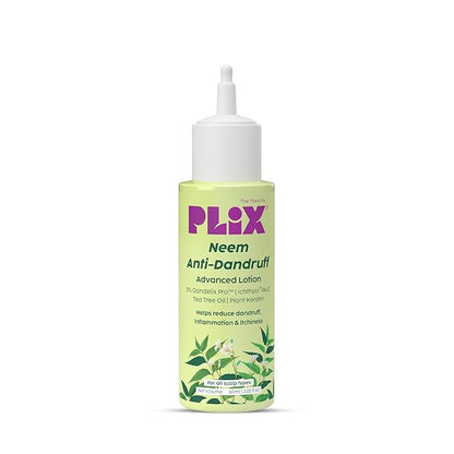 Plix Neem Anti-Dandruff Advanced Lotion Reduce Dandruff, Itching & Irritation Unisex (60ml)