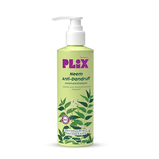 Plix Neem Anti-Dandruff Advanced Shampoo For Men & Women 200ml