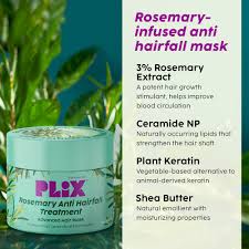 Plix rosemary Anti-Hair Fall Treatment For Hair Thinning, New Hair Growth & More Volume 200g