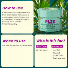 Plix rosemary Anti-Hair Fall Treatment For Hair Thinning, New Hair Growth & More Volume 200g