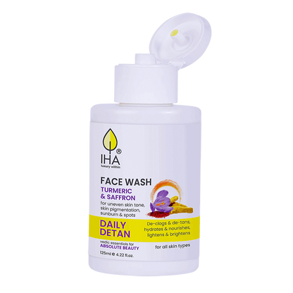 IHA Turmeric & Saffron Facewash – 100ml