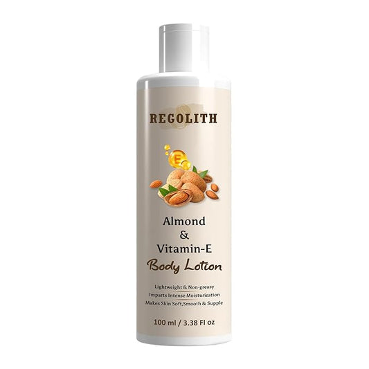 Regolith Nourishing Body Milk 100ml Body Lotion | 48 H Moisturization | With 2X Almond Oil | Smooth and Healthy Looking Skin |For Very Dry Skin