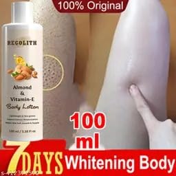 Regolith Nourishing Body Milk 100ml Body Lotion | 48 H Moisturization | With 2X Almond Oil | Smooth and Healthy Looking Skin |For Very Dry Skin