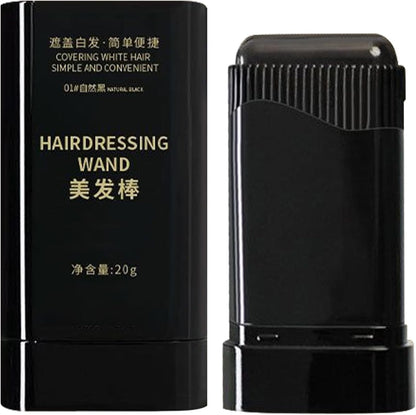 Hair Dressing Wand Natural Black Gray Hair Coverage Comb Applicator Stick