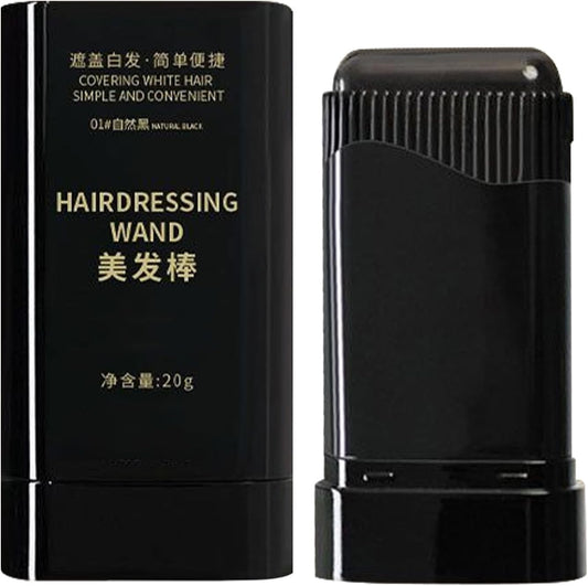 Hair Dressing Wand Natural Black Gray Hair Coverage Comb Applicator Stick