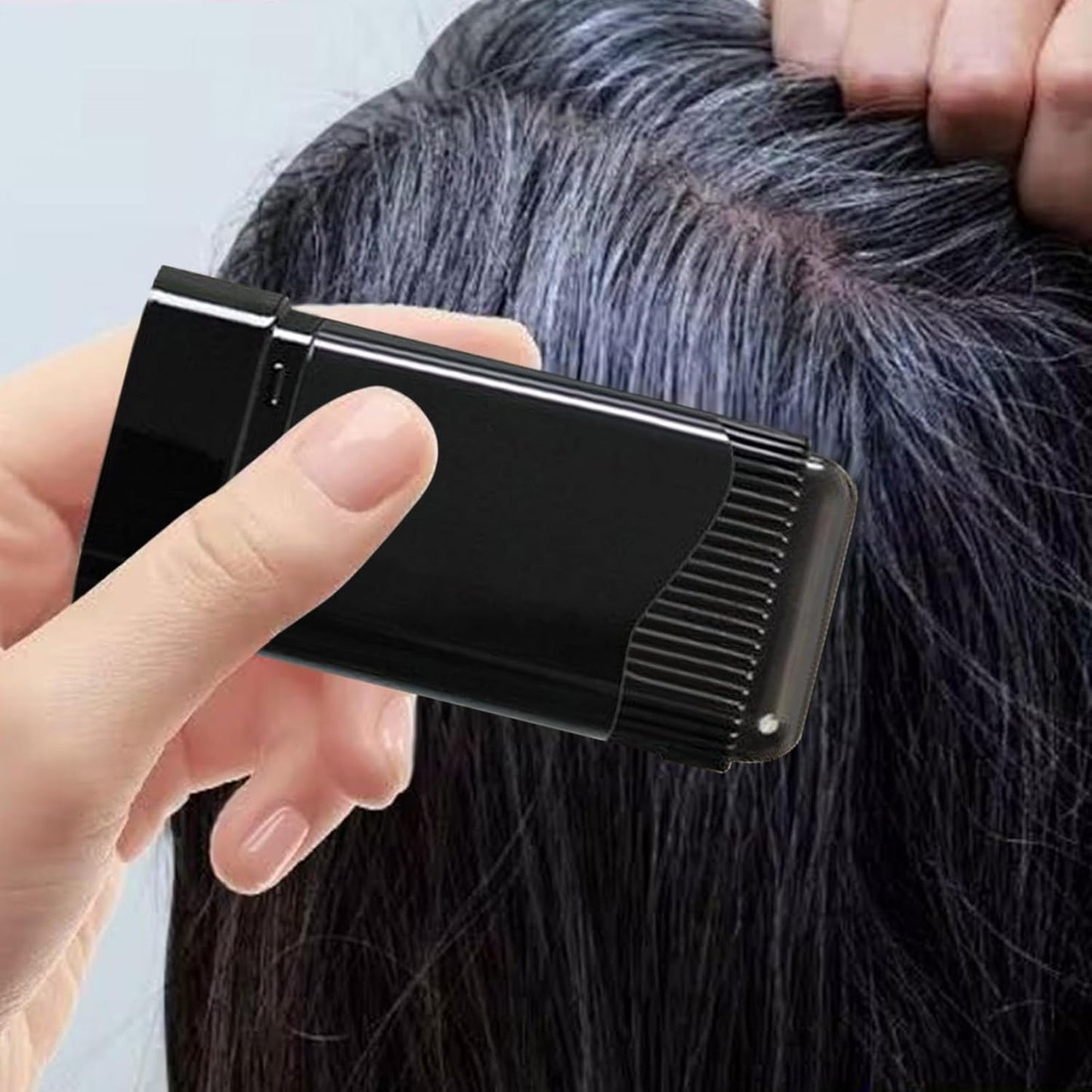 Hair Dressing Wand Natural Black Gray Hair Coverage Comb Applicator Stick