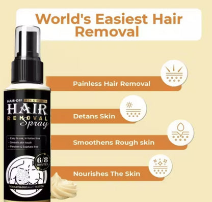 VERELLIS Hair Removal Spray for Men and Women | Spray (100 ml)